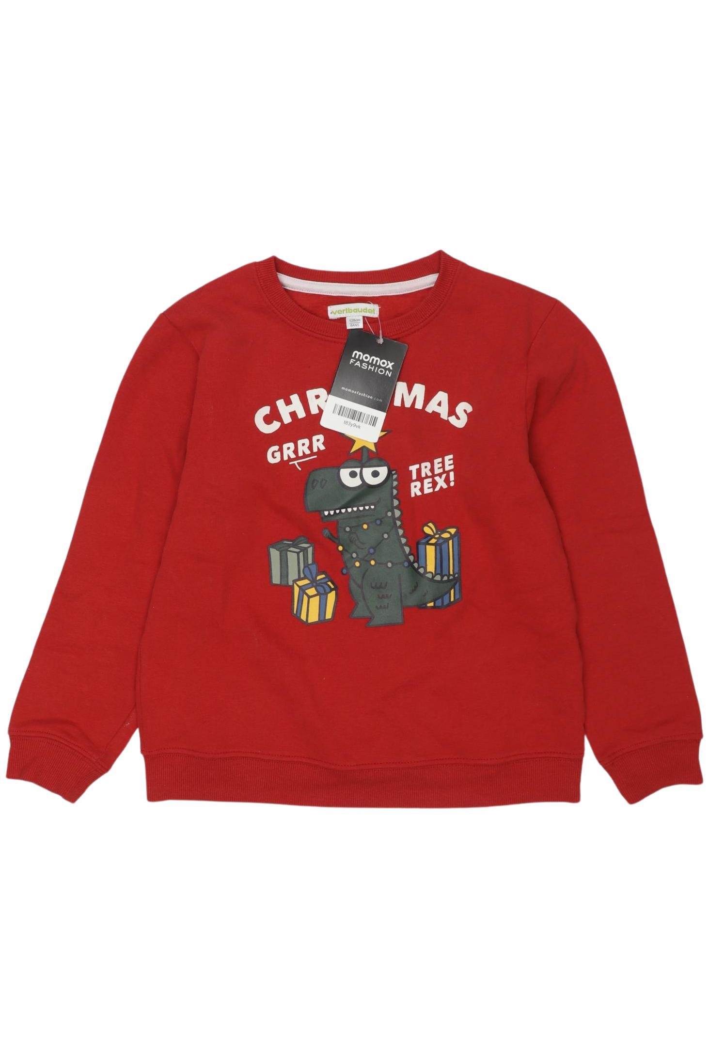 

vertbaudet Jungen Hoodies & Sweater, rot, Gr. 128