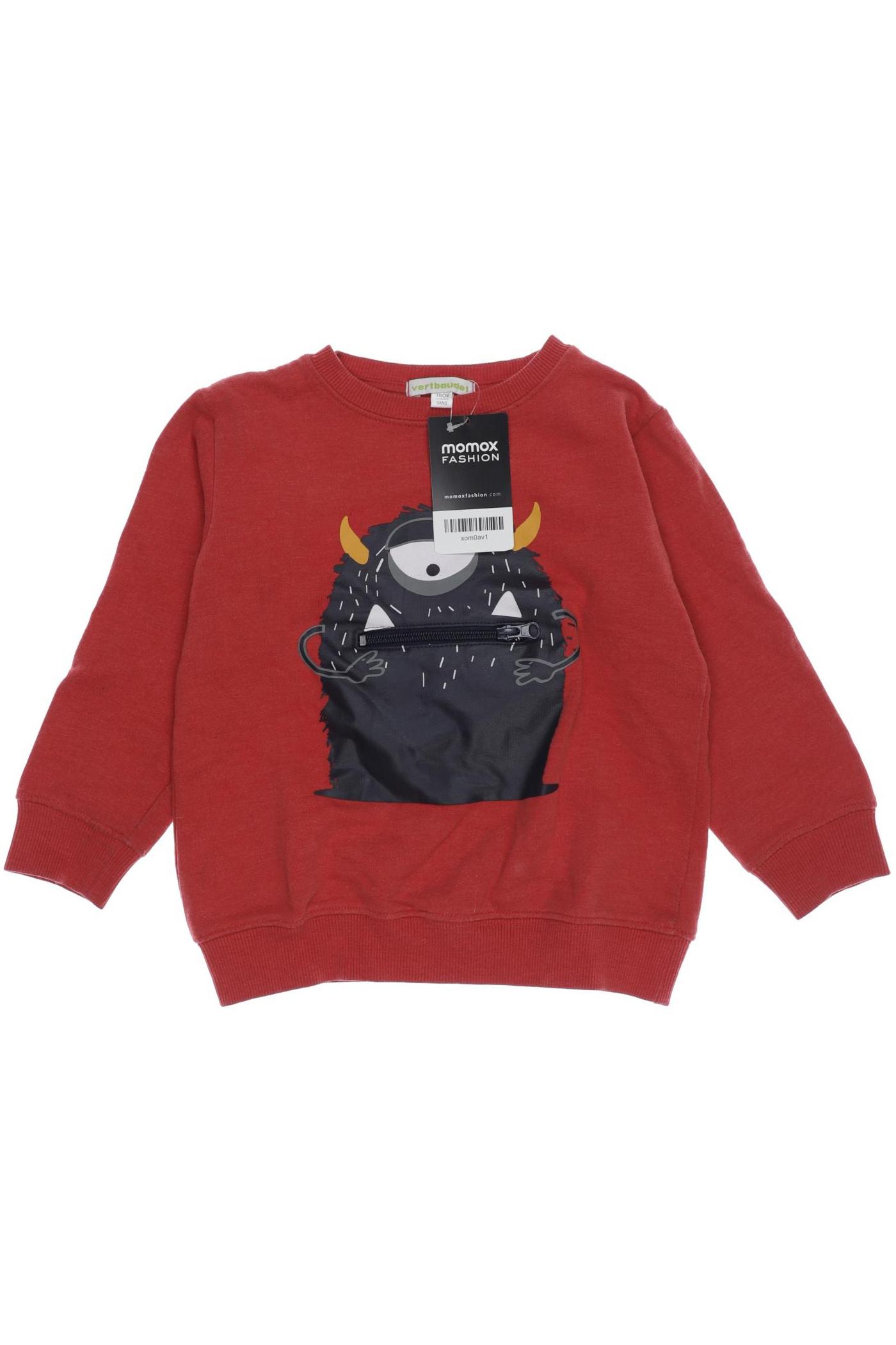 

vertbaudet Herren Hoodies & Sweater, rot, Gr. 110