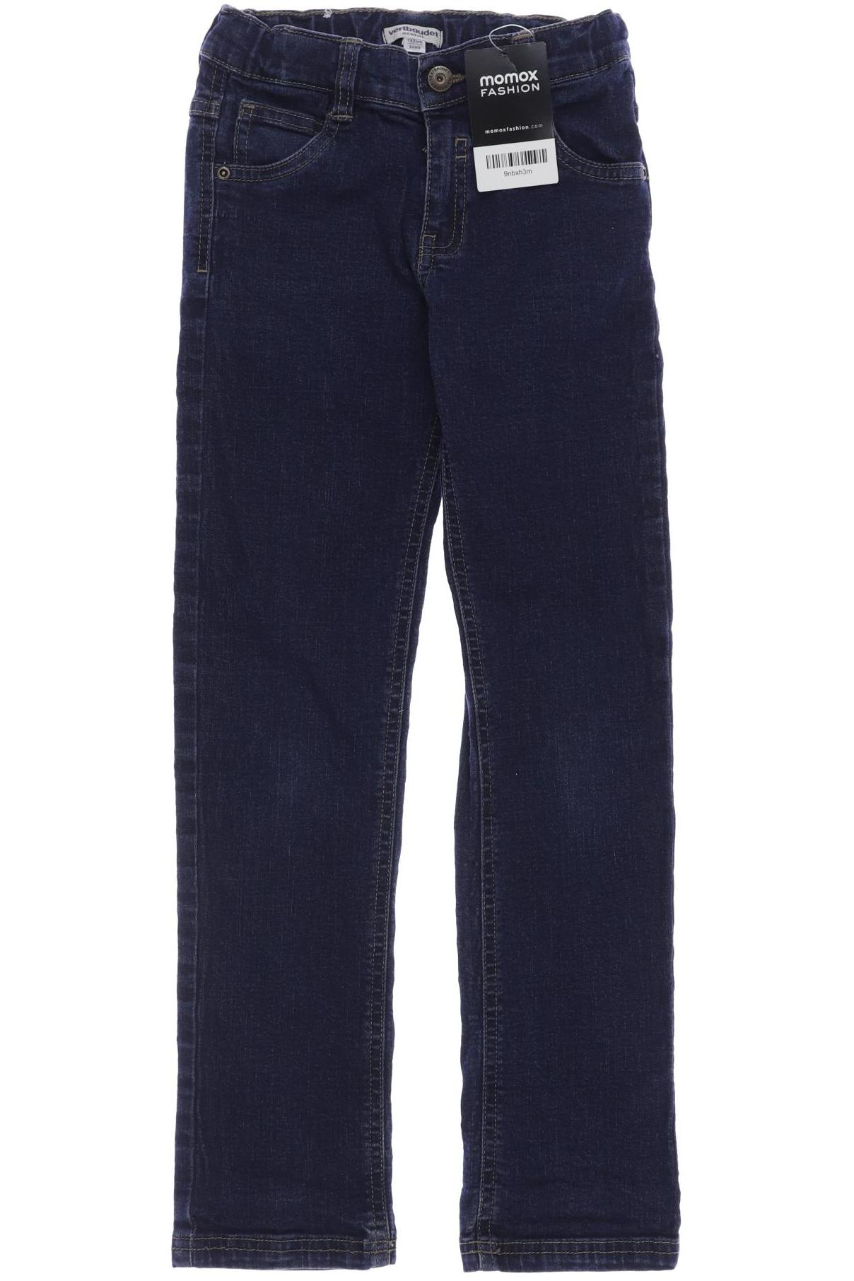 

vertbaudet Herren Jeans, marineblau, Gr. 140