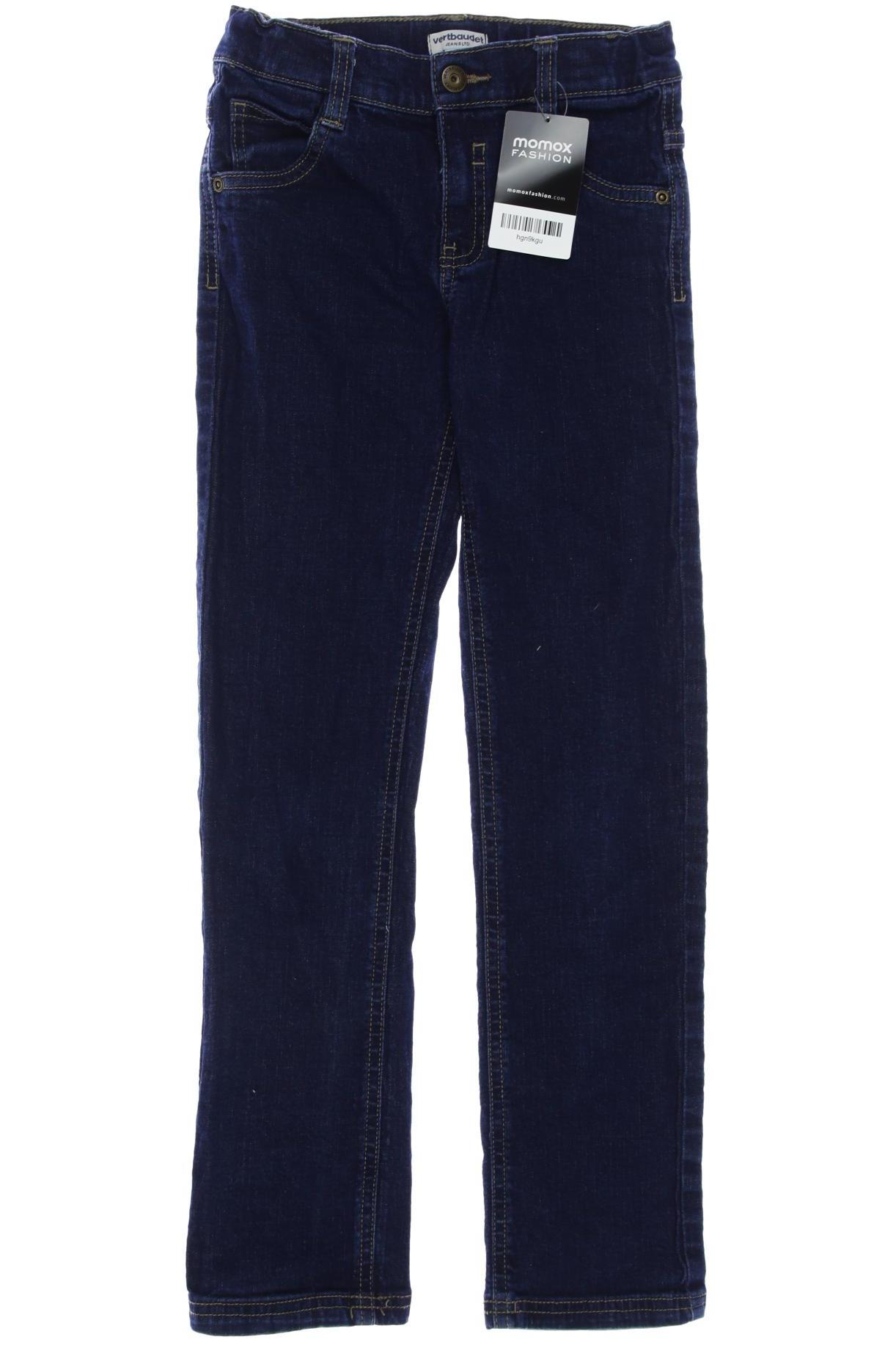 

vertbaudet Herren Jeans, marineblau, Gr. 134