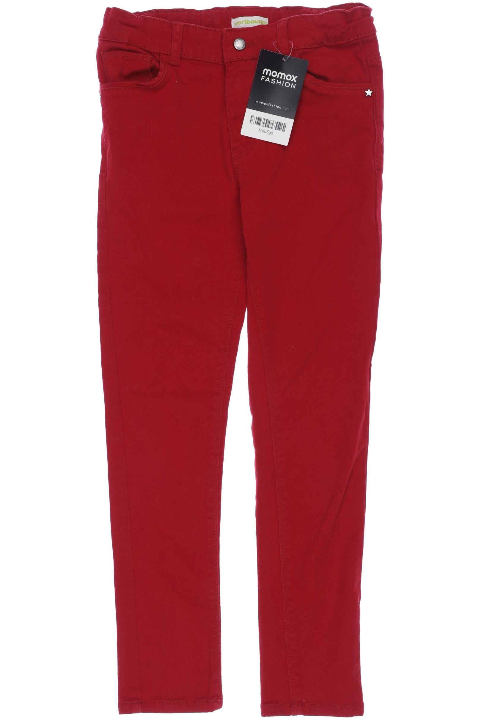 

vertbaudet Herren Jeans, rot, Gr. 128