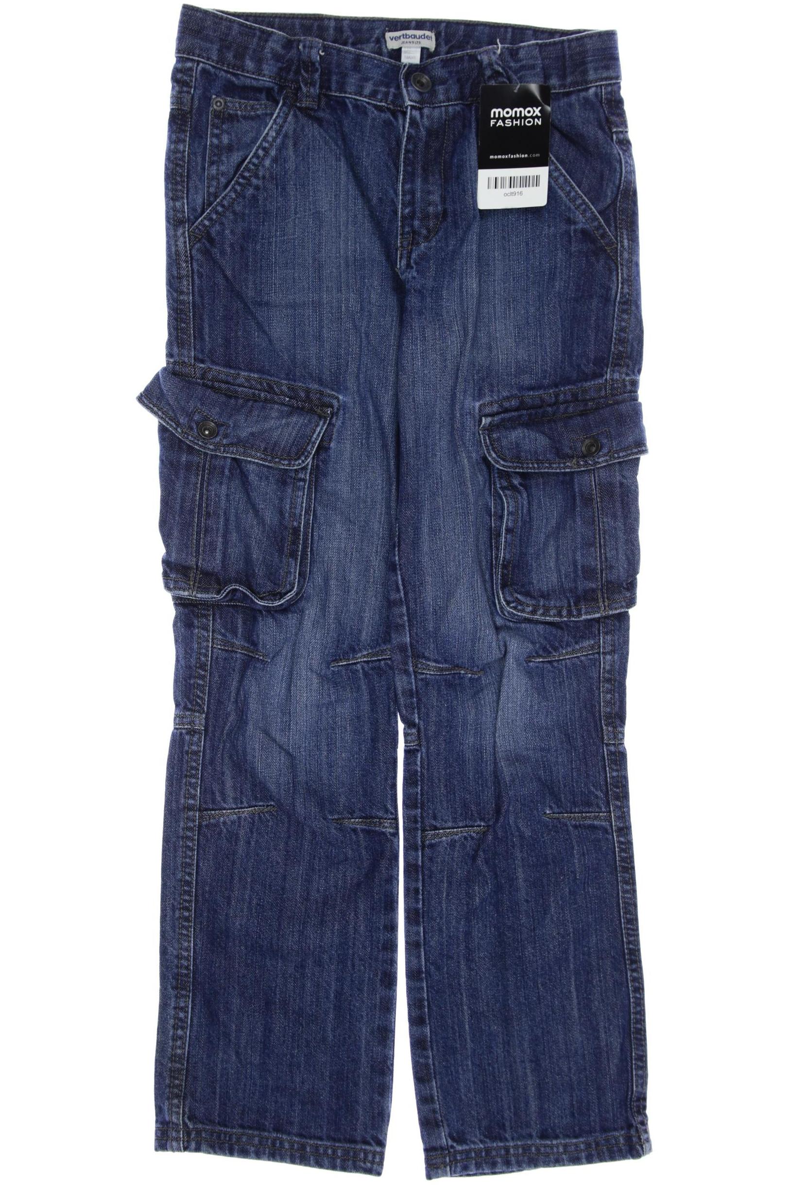 

vertbaudet Herren Jeans, blau, Gr. 140
