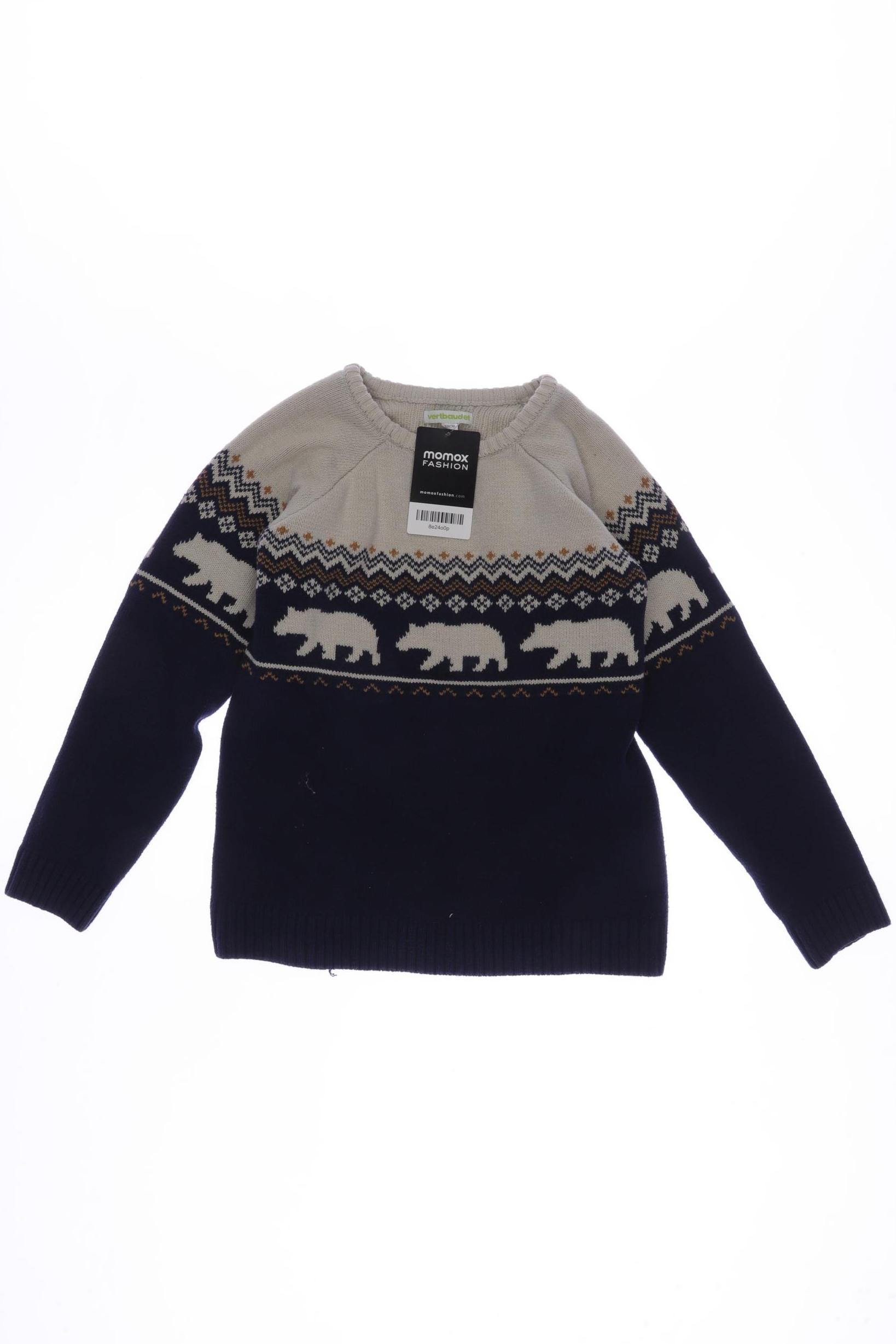 

vertbaudet Herren Pullover, marineblau, Gr. 128