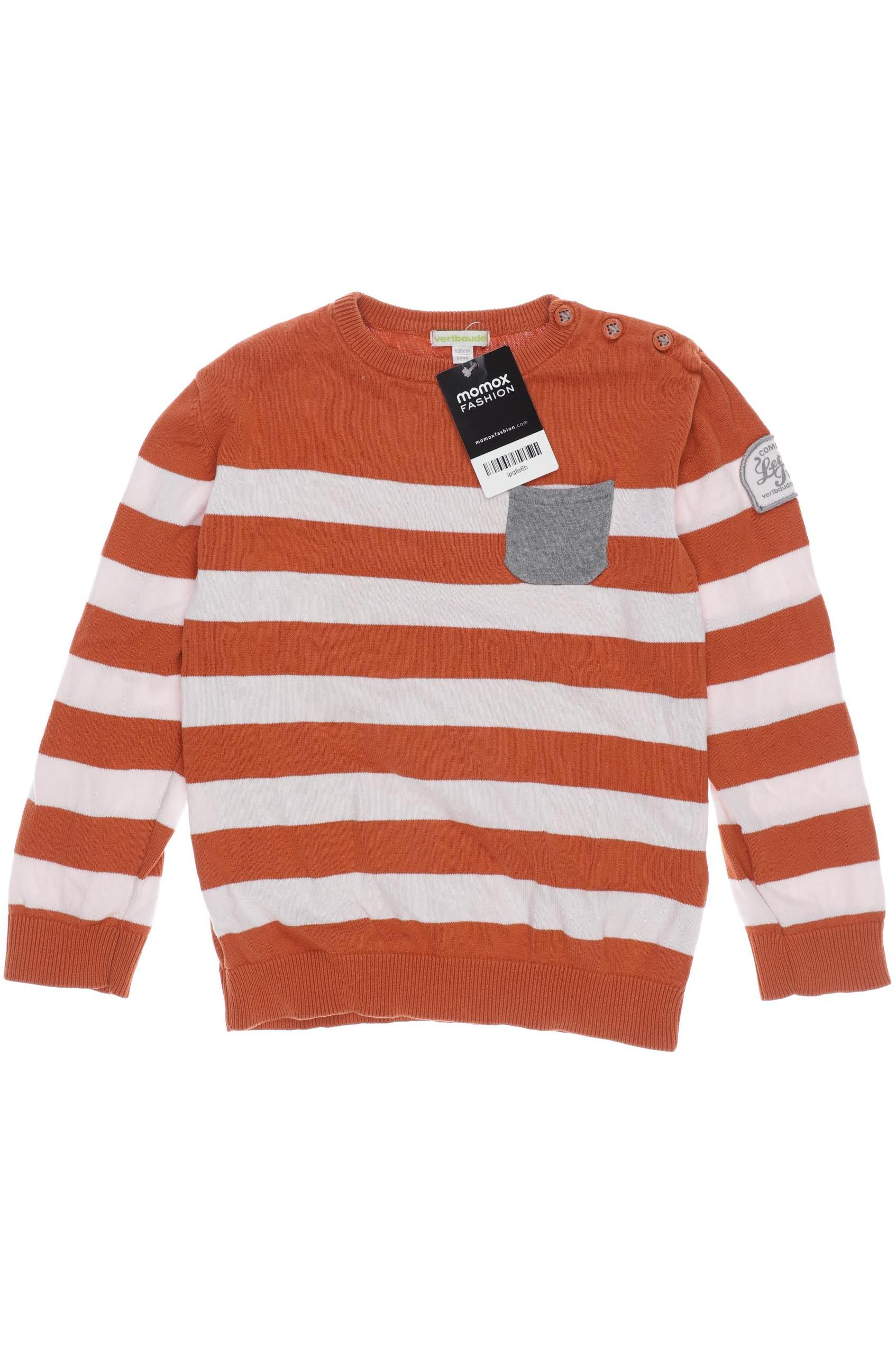 

vertbaudet Herren Pullover, orange, Gr. 122
