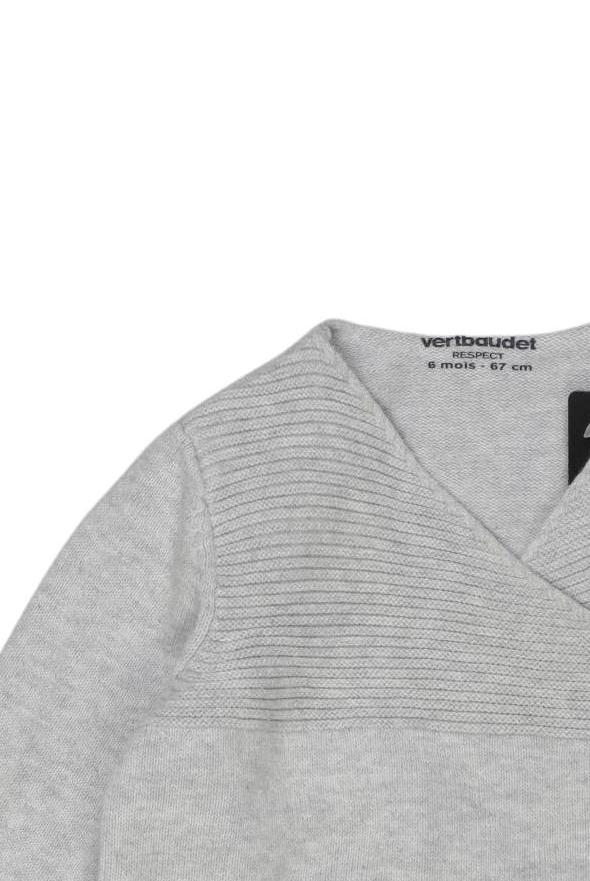 Thumbnail - vertbaudet Jungen Pullover, grau, Gr. 62