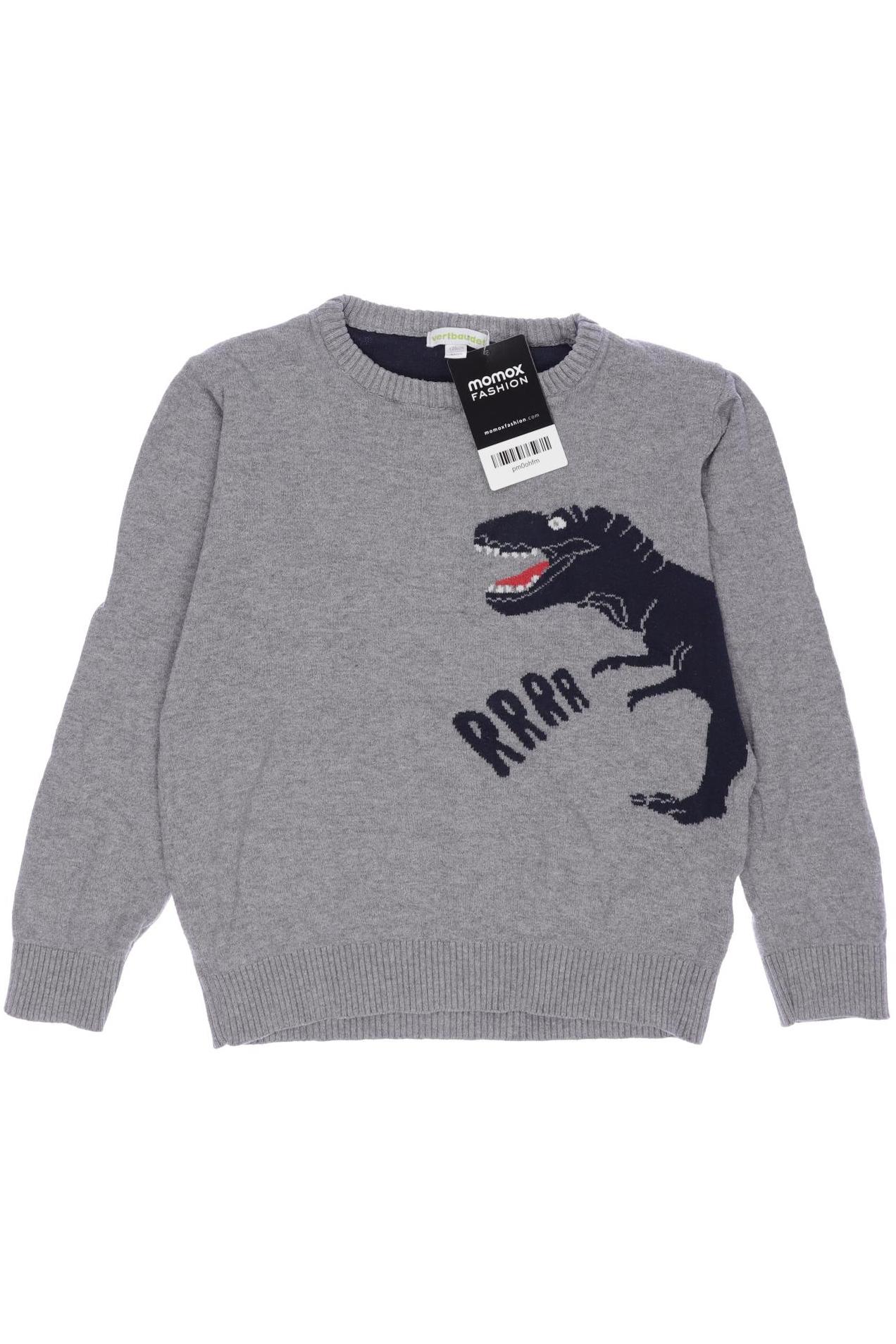 

vertbaudet Herren Pullover, grau, Gr. 128