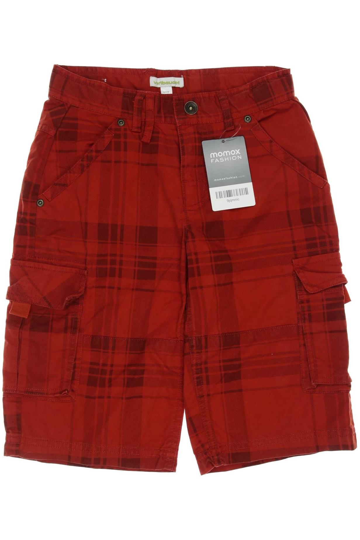 

vertbaudet Herren Shorts, rot, Gr. 122