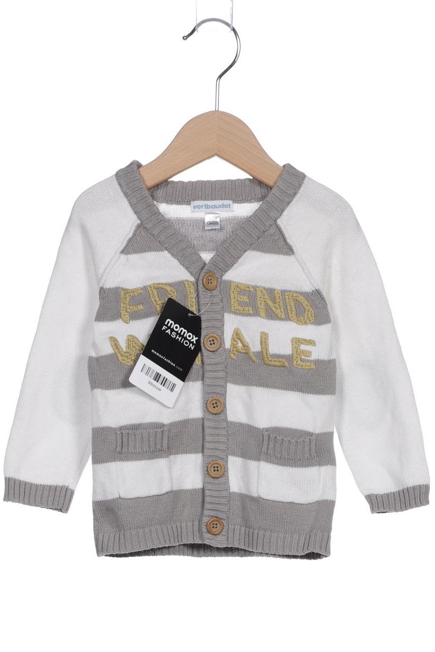 

vertbaudet Jungen Strickjacke, weiß