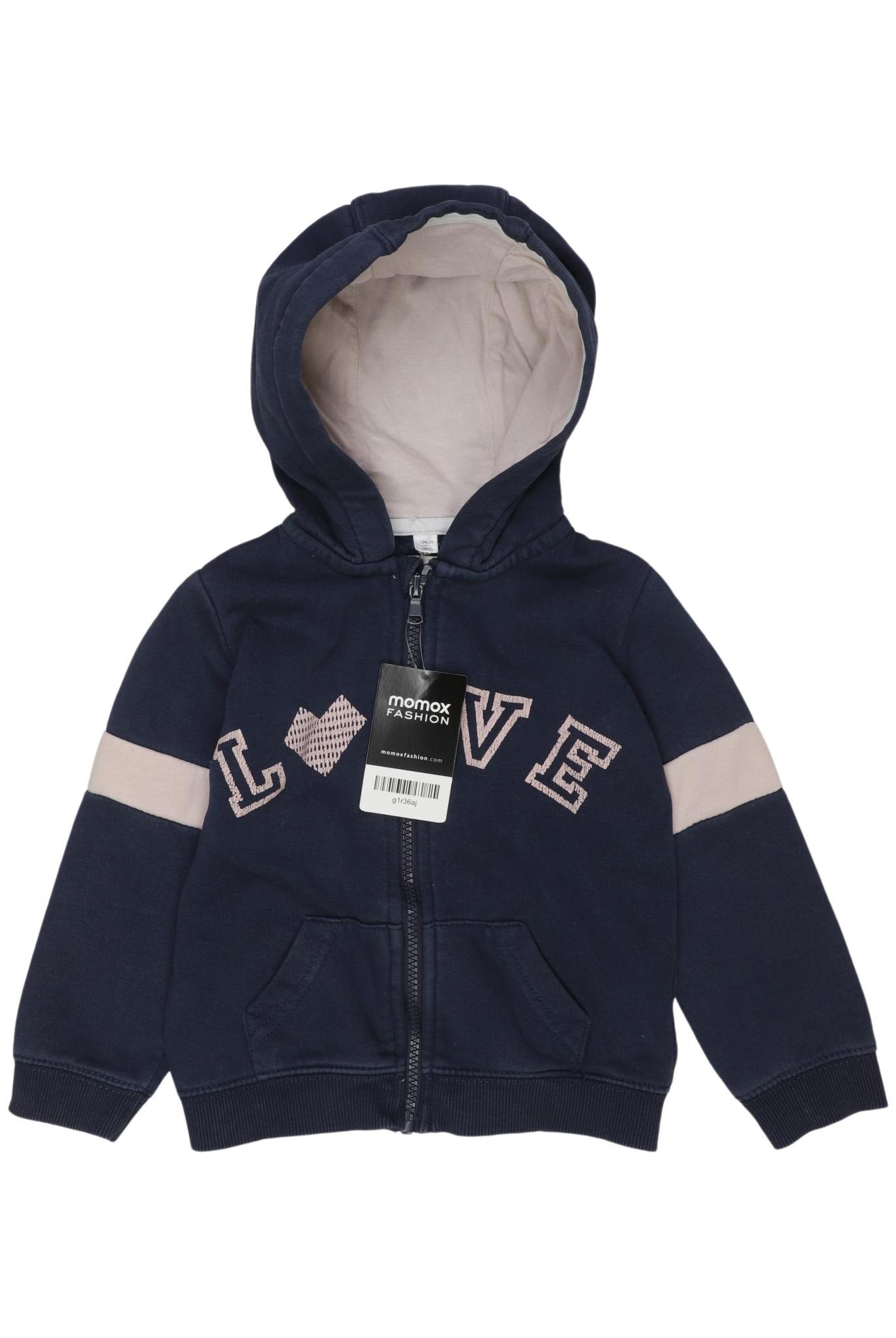 

vertbaudet Mädchen Hoodies & Sweater, marineblau, Gr. 104