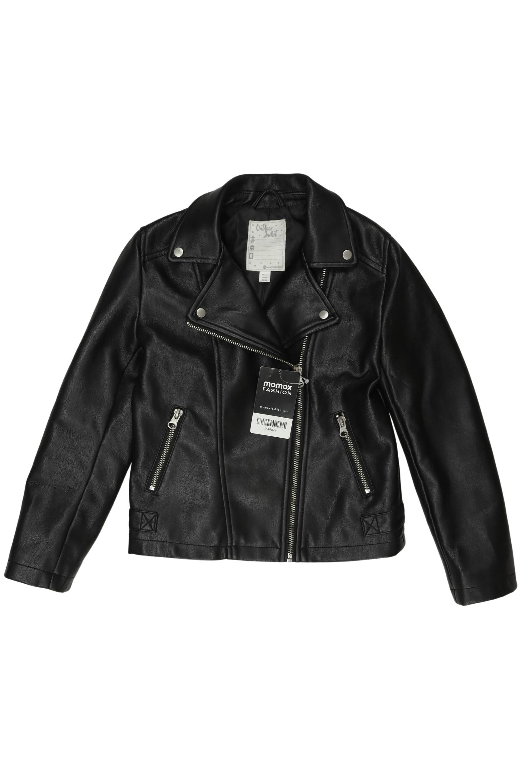 

vertbaudet Mädchen Jacke, schwarz, Gr. 134