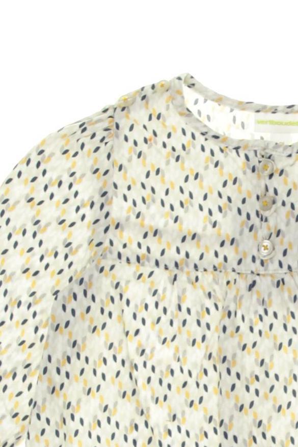 Thumbnail - vertbaudet Mädchen Kleid, weiß, Gr. 86