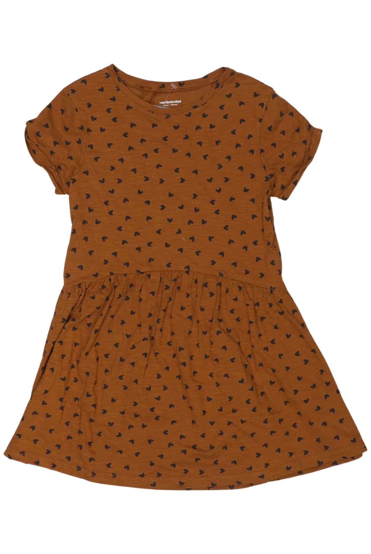 

vertbaudet Mädchen Kleid, braun, Gr. 128