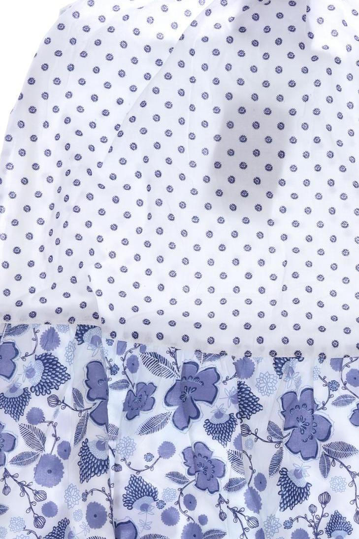 Thumbnail - vertbaudet Mädchen Kleid, blau, Gr. 128