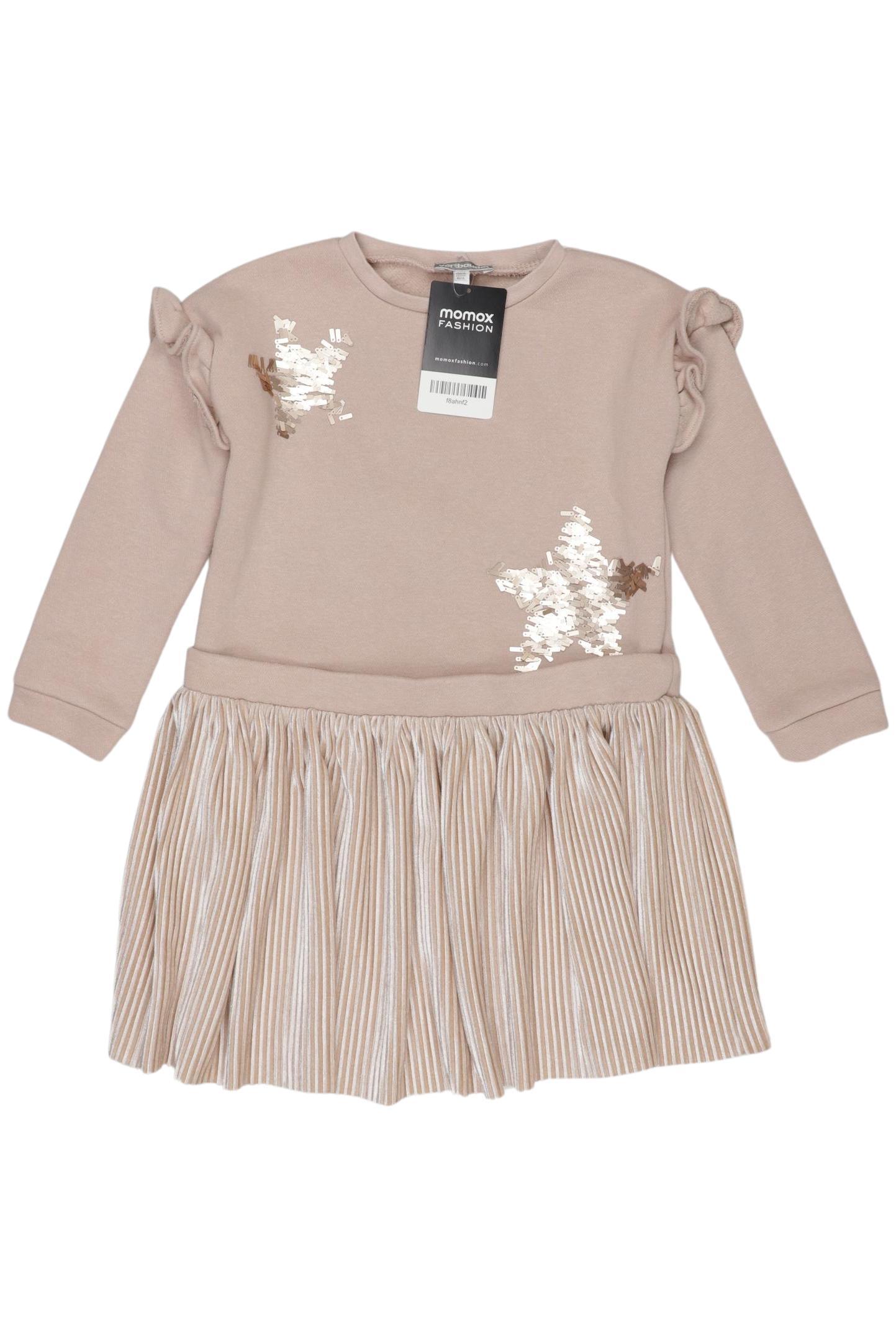 

vertbaudet Mädchen Kleid, beige, Gr. 104