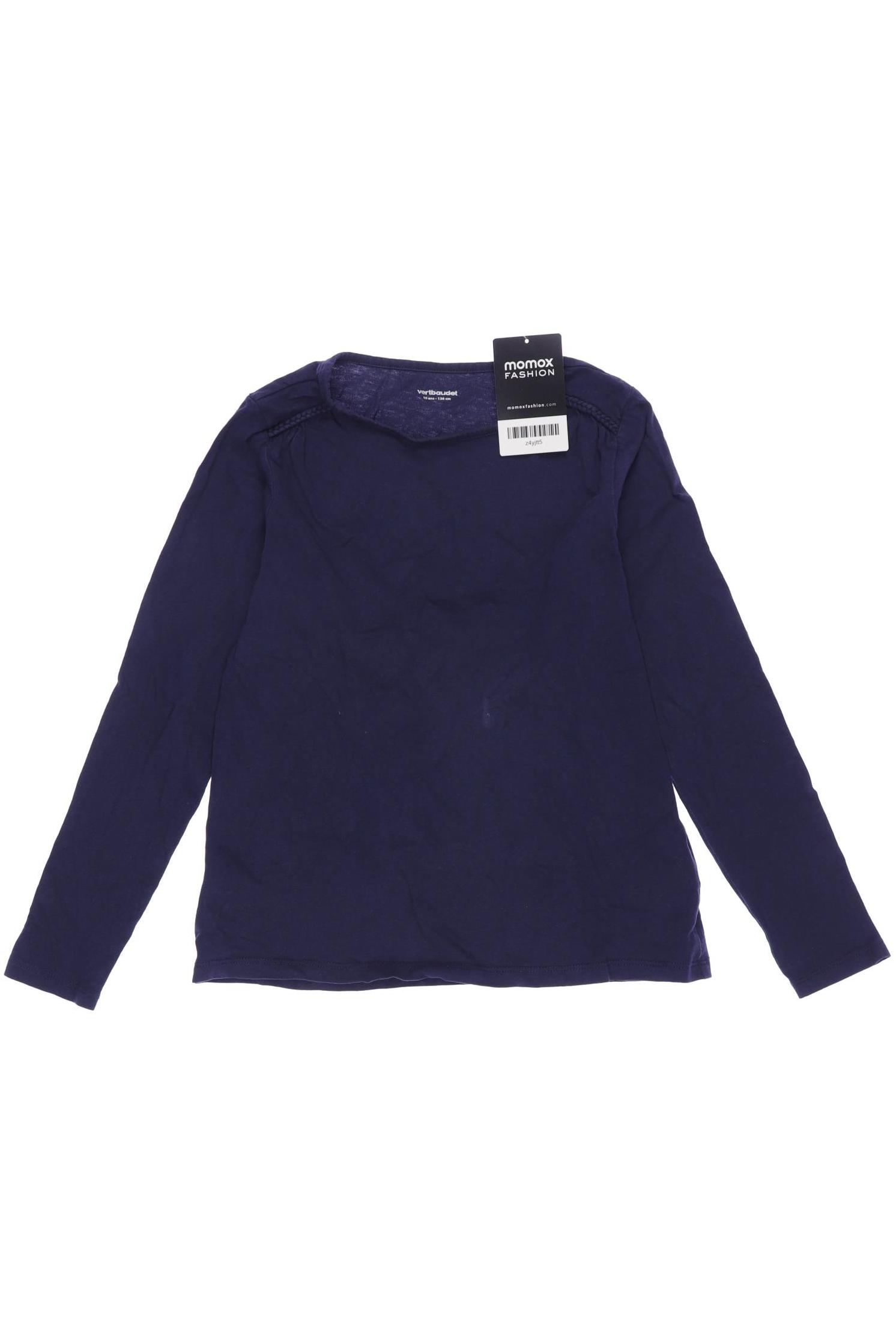 

vertbaudet Damen Langarmshirt, marineblau, Gr. 140