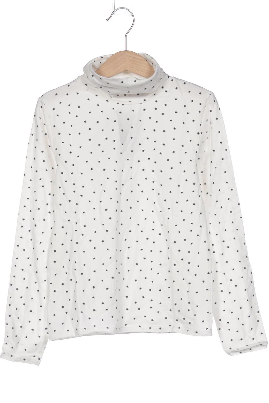 

vertbaudet Damen Langarmshirt, weiß, Gr. 128