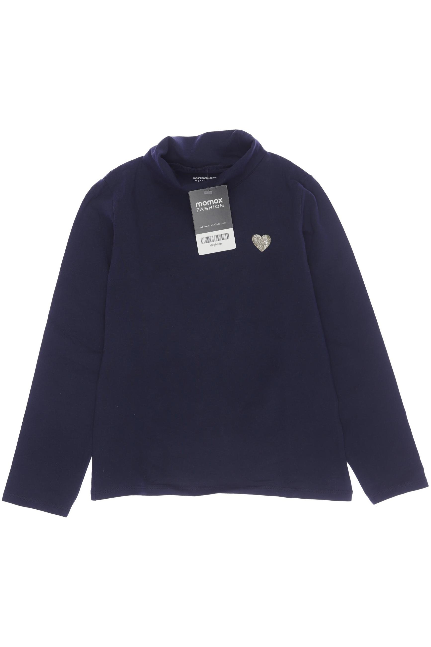 

vertbaudet Damen Langarmshirt, marineblau, Gr. 128