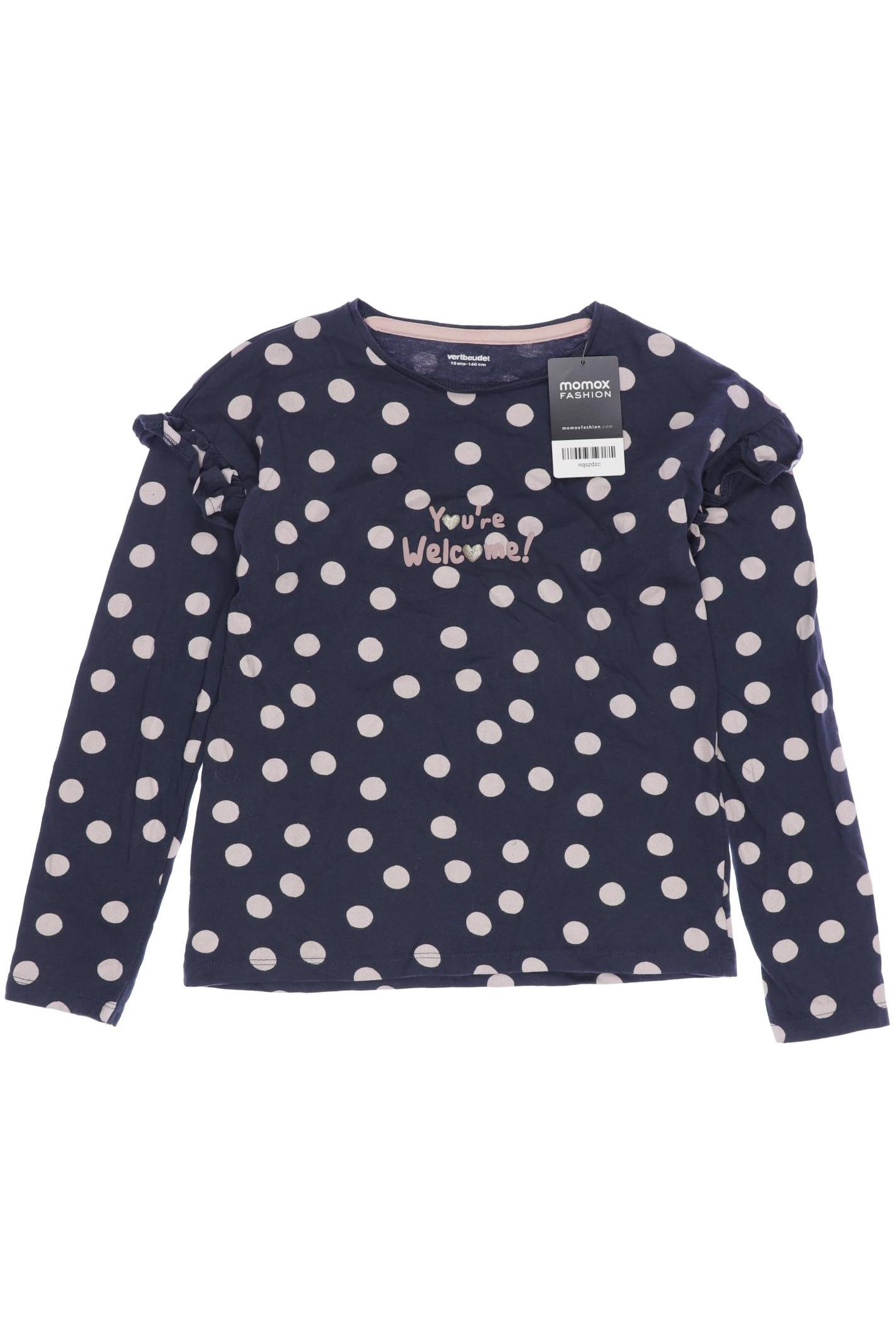 

vertbaudet Damen Langarmshirt, marineblau, Gr. 140