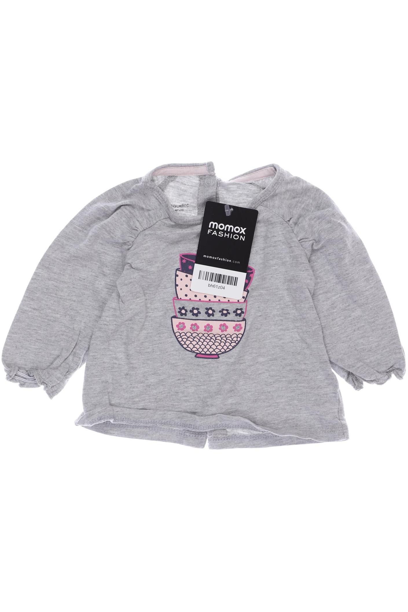 

vertbaudet Mädchen Langarmshirt, grau, Gr. 68