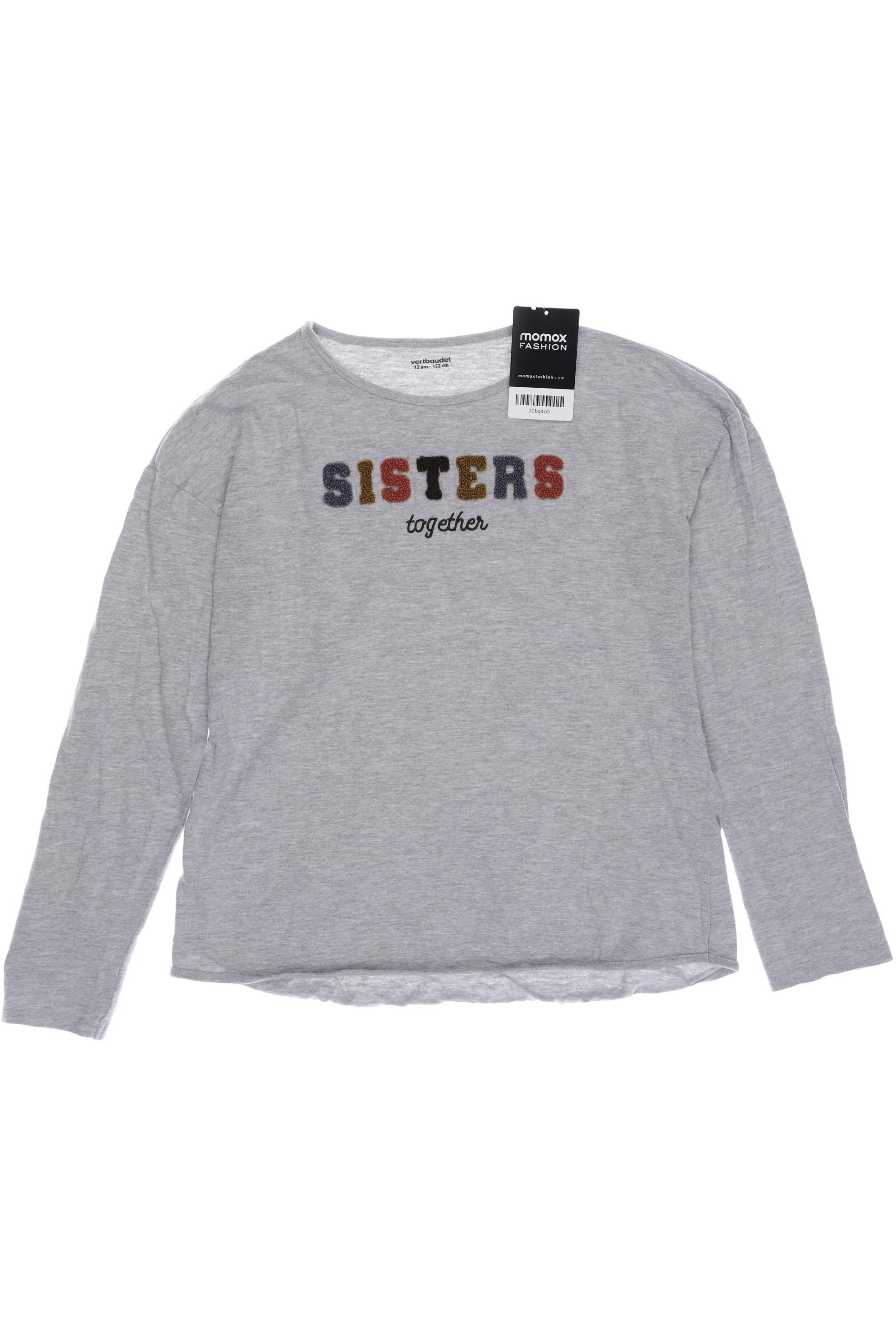 

vertbaudet Damen Langarmshirt, grau, Gr. 152