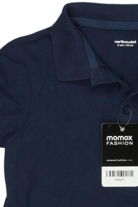 Thumbnail - vertbaudet Mädchen Poloshirt, marineblau, Gr. 128