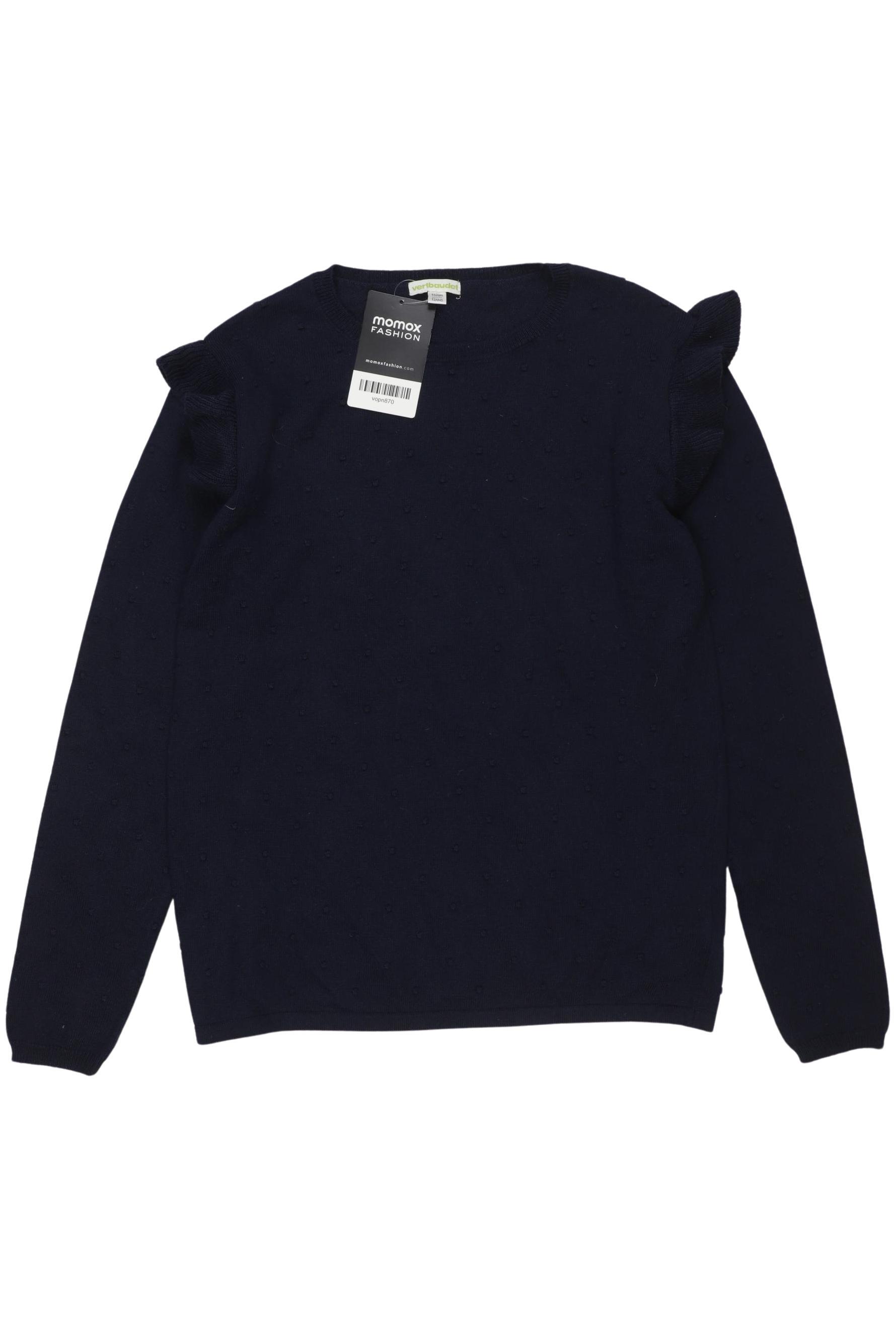 

vertbaudet Mädchen Pullover, marineblau, Gr. 152