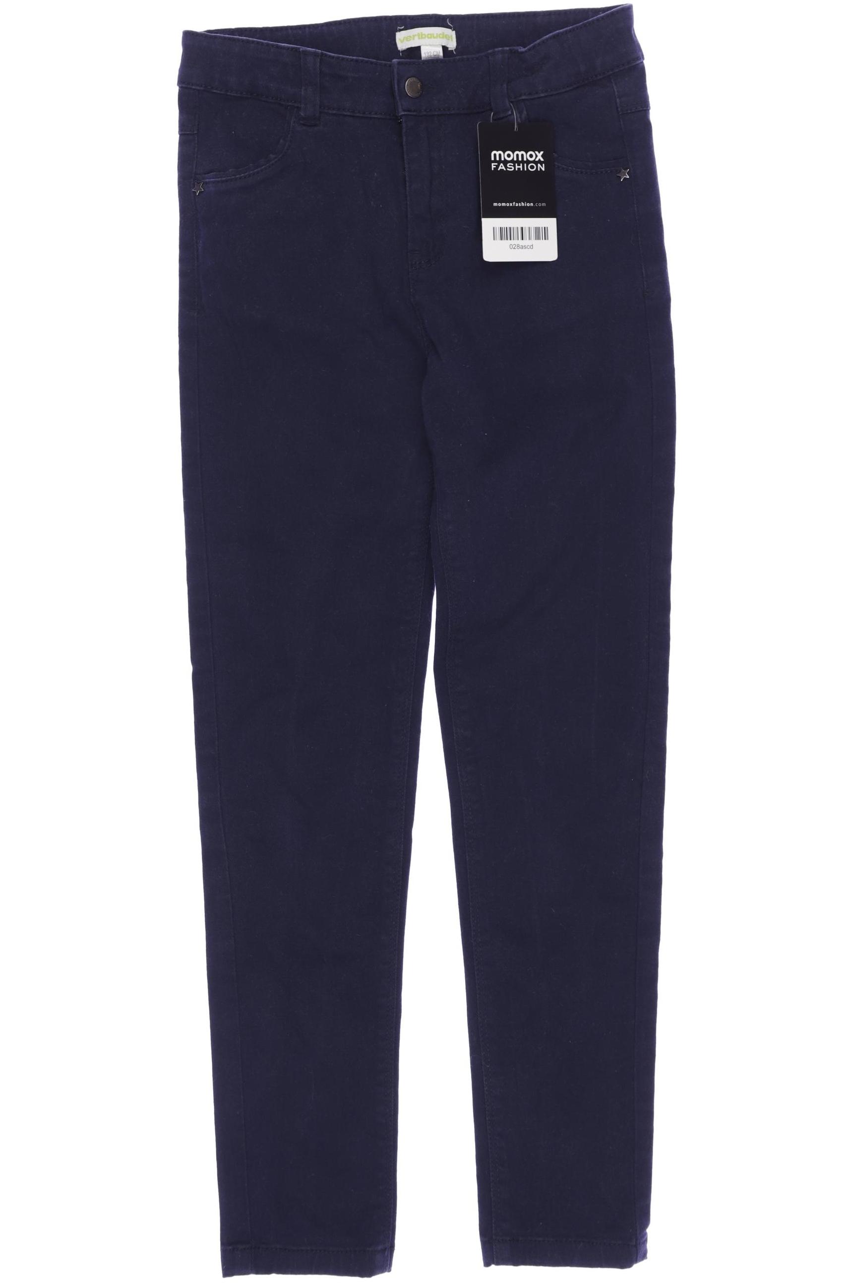 

vertbaudet Damen Stoffhose, marineblau, Gr. 128