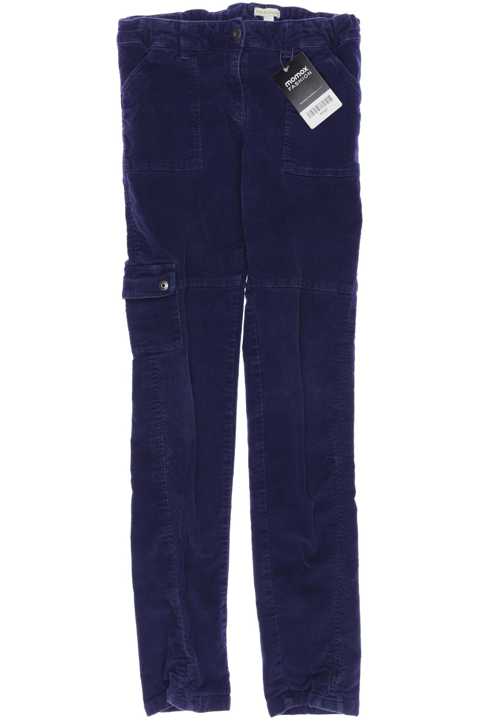 

vertbaudet Damen Stoffhose, marineblau, Gr. 12