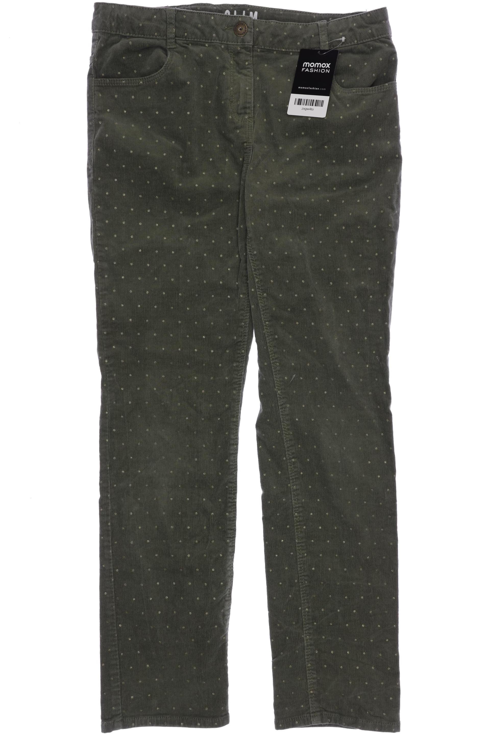 

vertbaudet Damen Stoffhose, grün, Gr. 158
