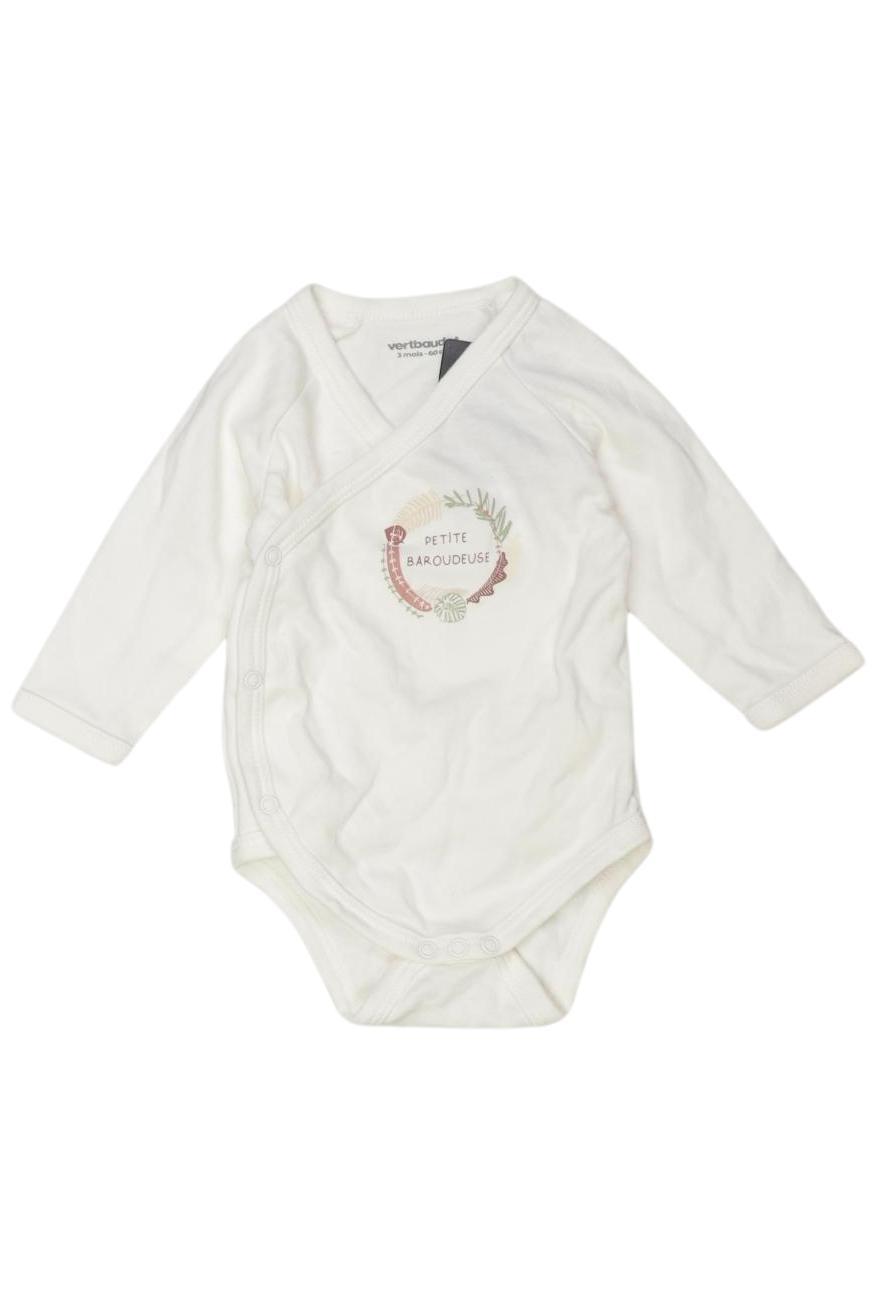 

vertbaudet Mädchen Strampler, weiß, Gr. 56