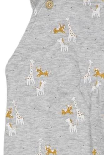 Thumbnail - vertbaudet Mädchen Strampler, grau, Gr. 68