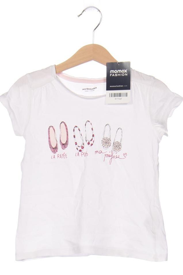 

vertbaudet Damen T-Shirt, weiß, Gr. 110