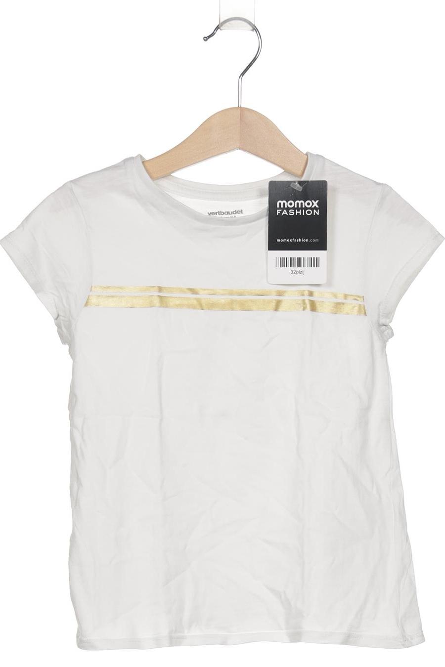 

vertbaudet Damen T-Shirt, weiß, Gr. 116