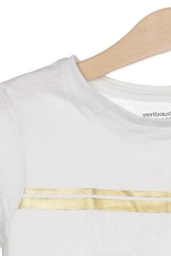 Thumbnail - vertbaudet Mädchen T-Shirt, weiß, Gr. 116