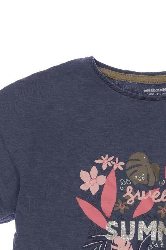 Thumbnail - vertbaudet Mädchen T-Shirt, marineblau, Gr. 110