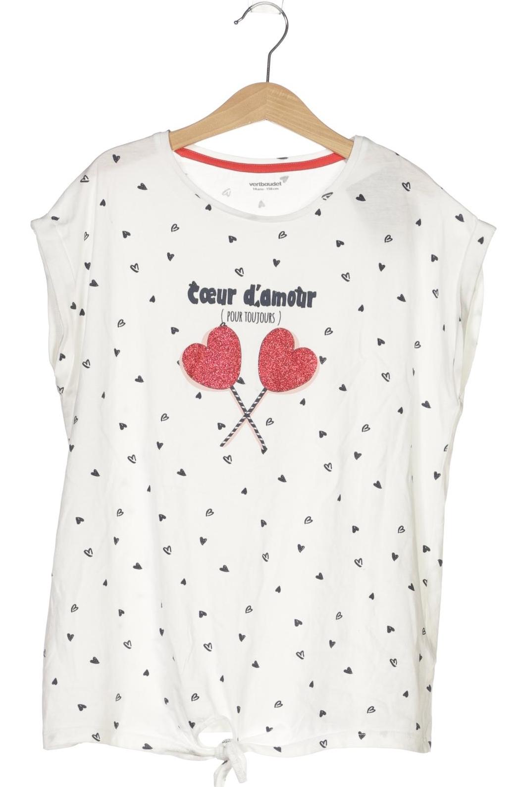 

vertbaudet Damen T-Shirt, weiß, Gr. 158