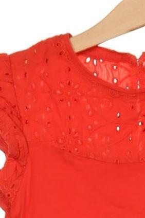 Thumbnail - vertbaudet Mädchen T-Shirt, orange, Gr. 128