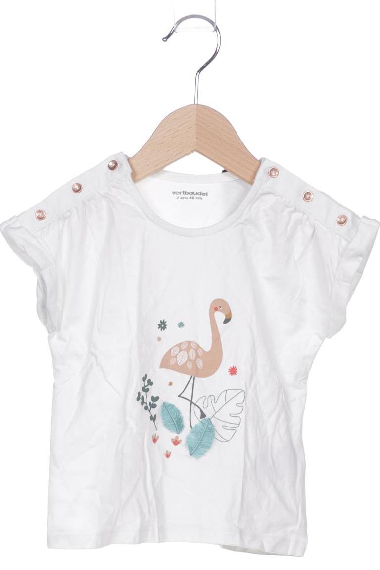 

vertbaudet Damen T-Shirt, weiß, Gr. 86