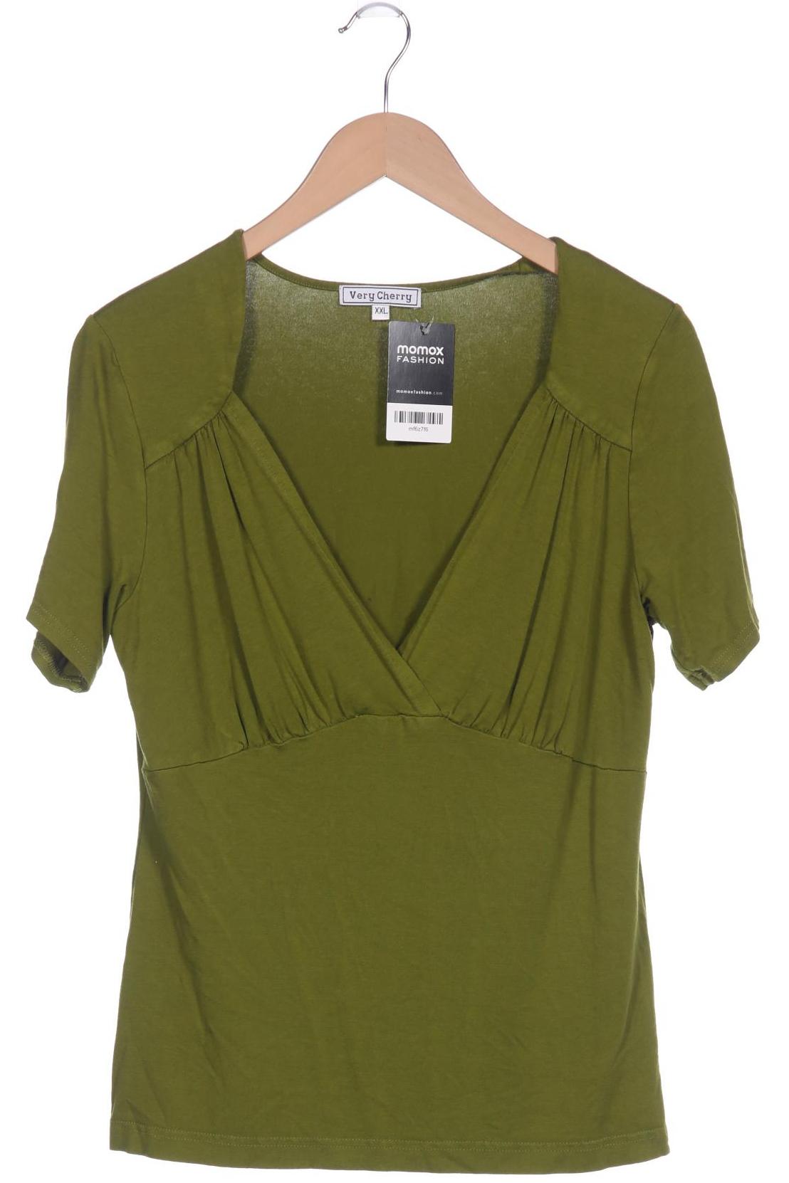

Very Cherry Damen T-Shirt, grün, Gr. 46