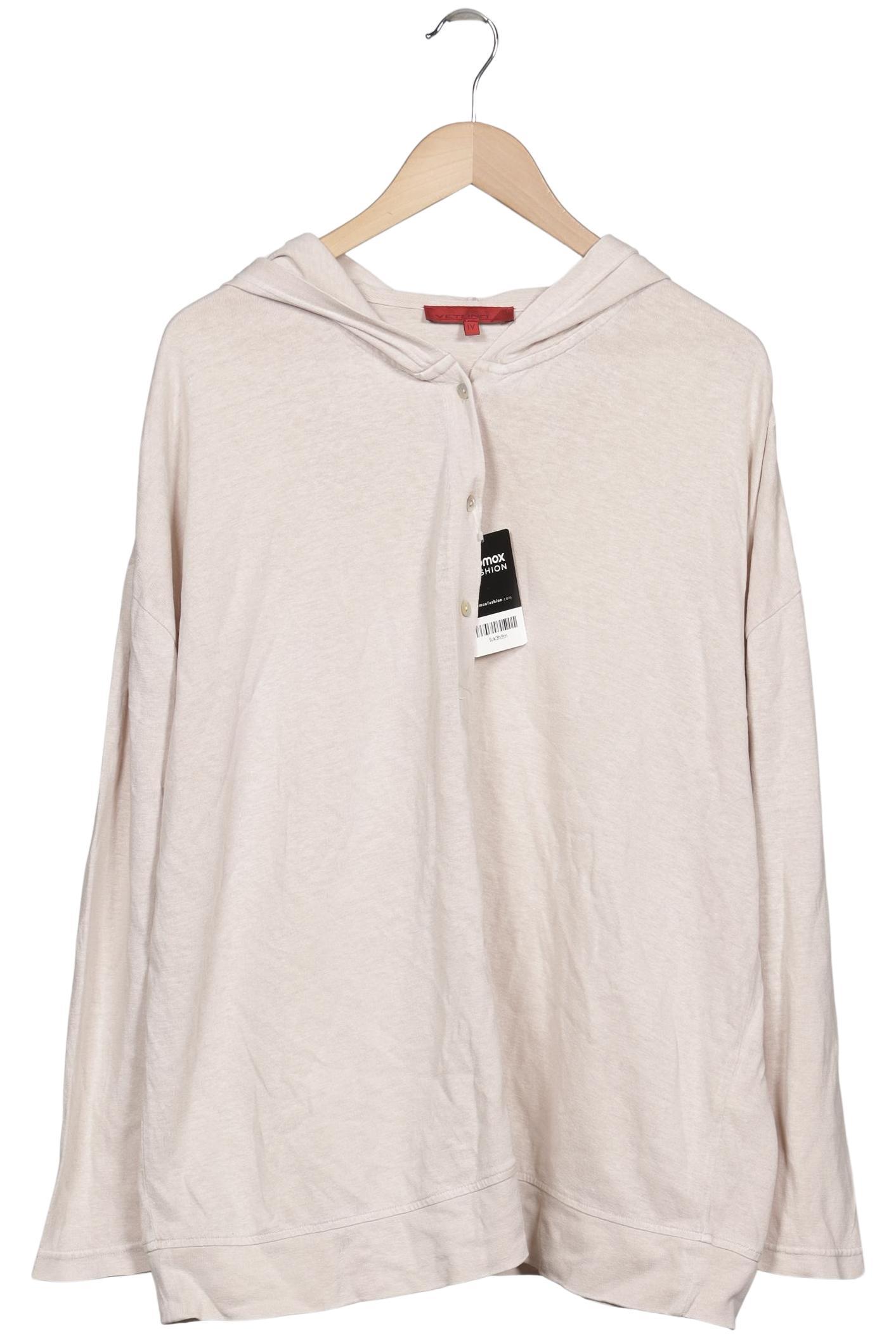 

Vetono Damen Kapuzenpullover, beige, Gr. 44