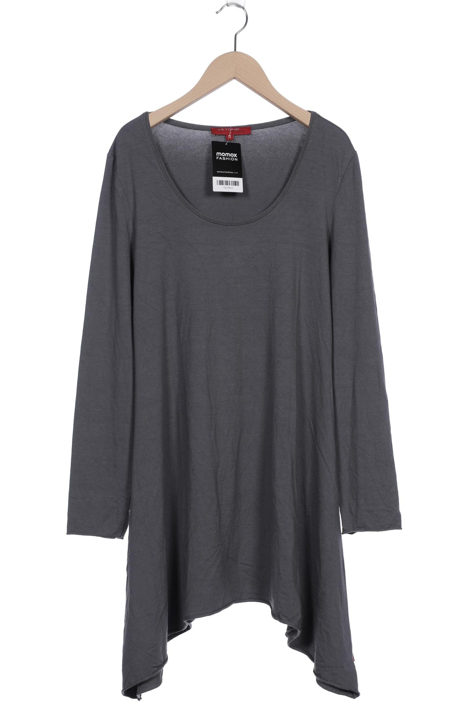 

Vetono Damen Langarmshirt, grau, Gr. 10