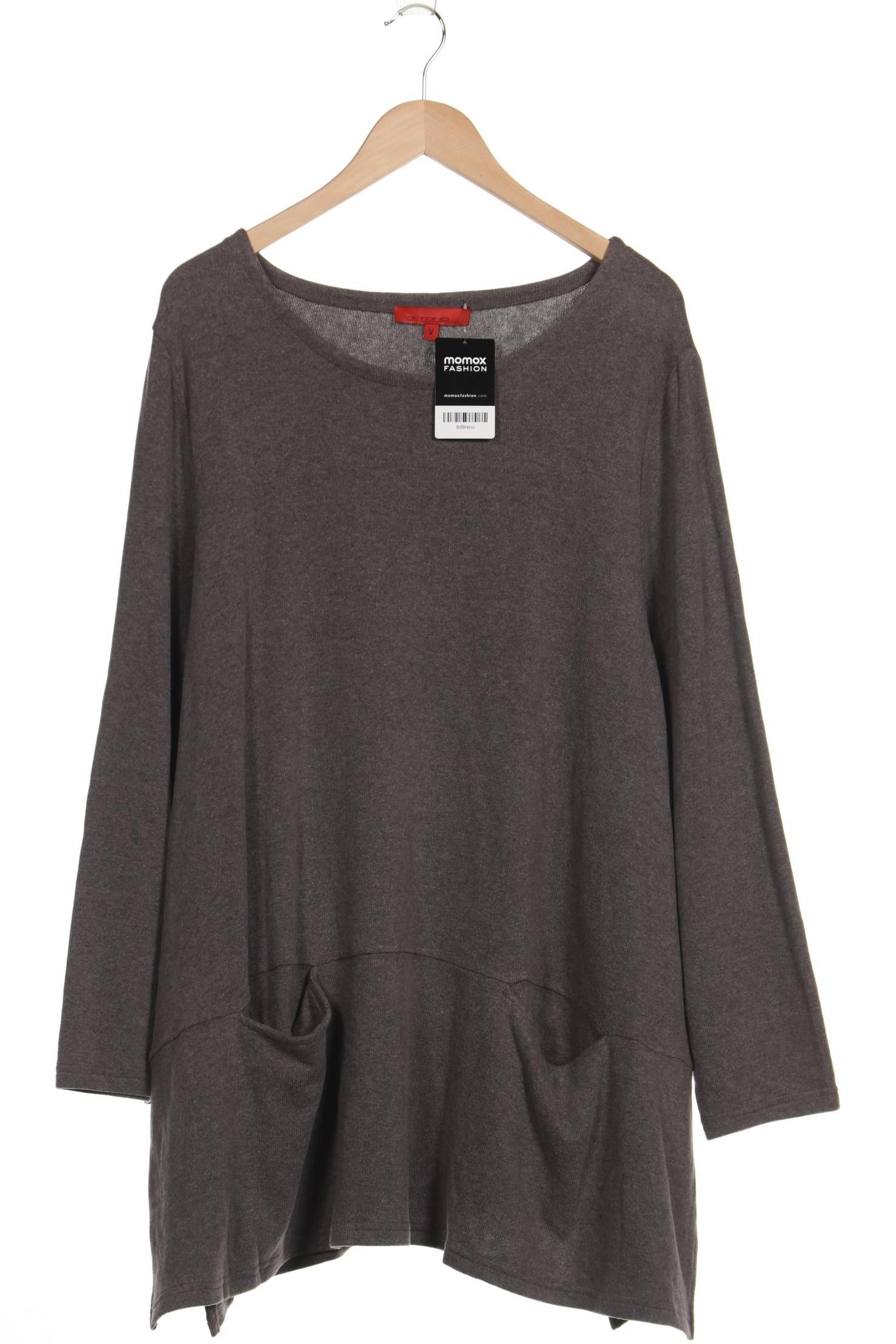 

Vetono Damen Langarmshirt, braun, Gr. 16