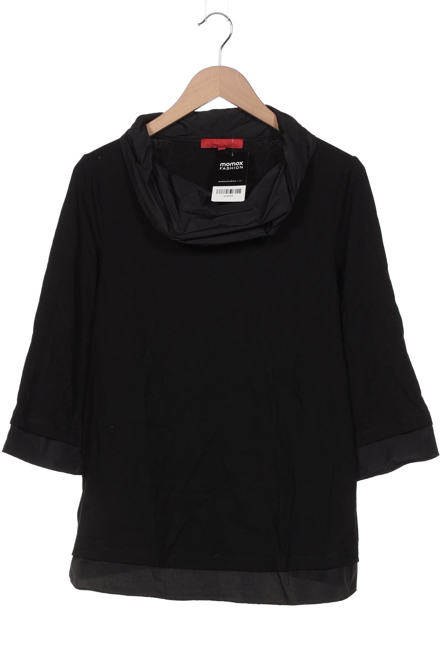 

Vetono Damen Langarmshirt, schwarz, Gr. 12