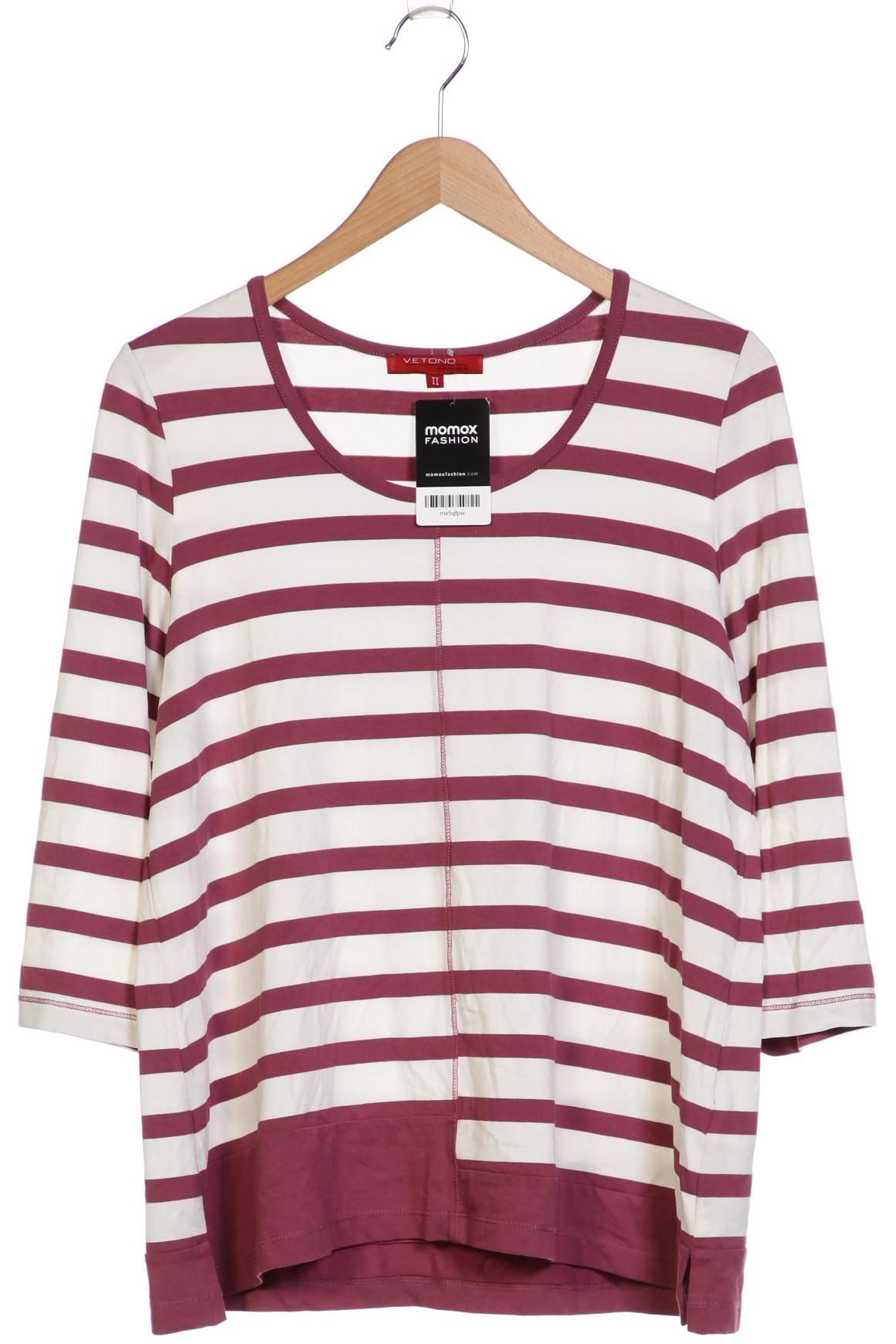 

Vetono Damen Langarmshirt, bordeaux, Gr. 10