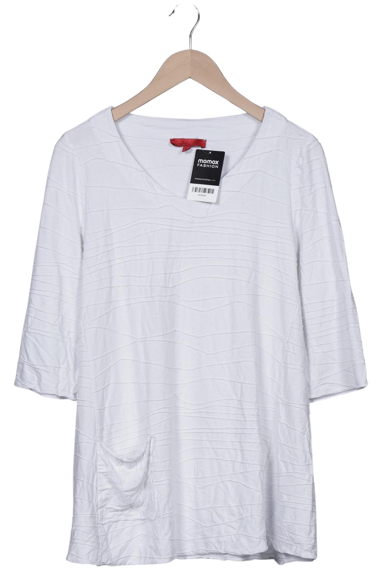 

Vetono Damen Langarmshirt, weiß, Gr. 42