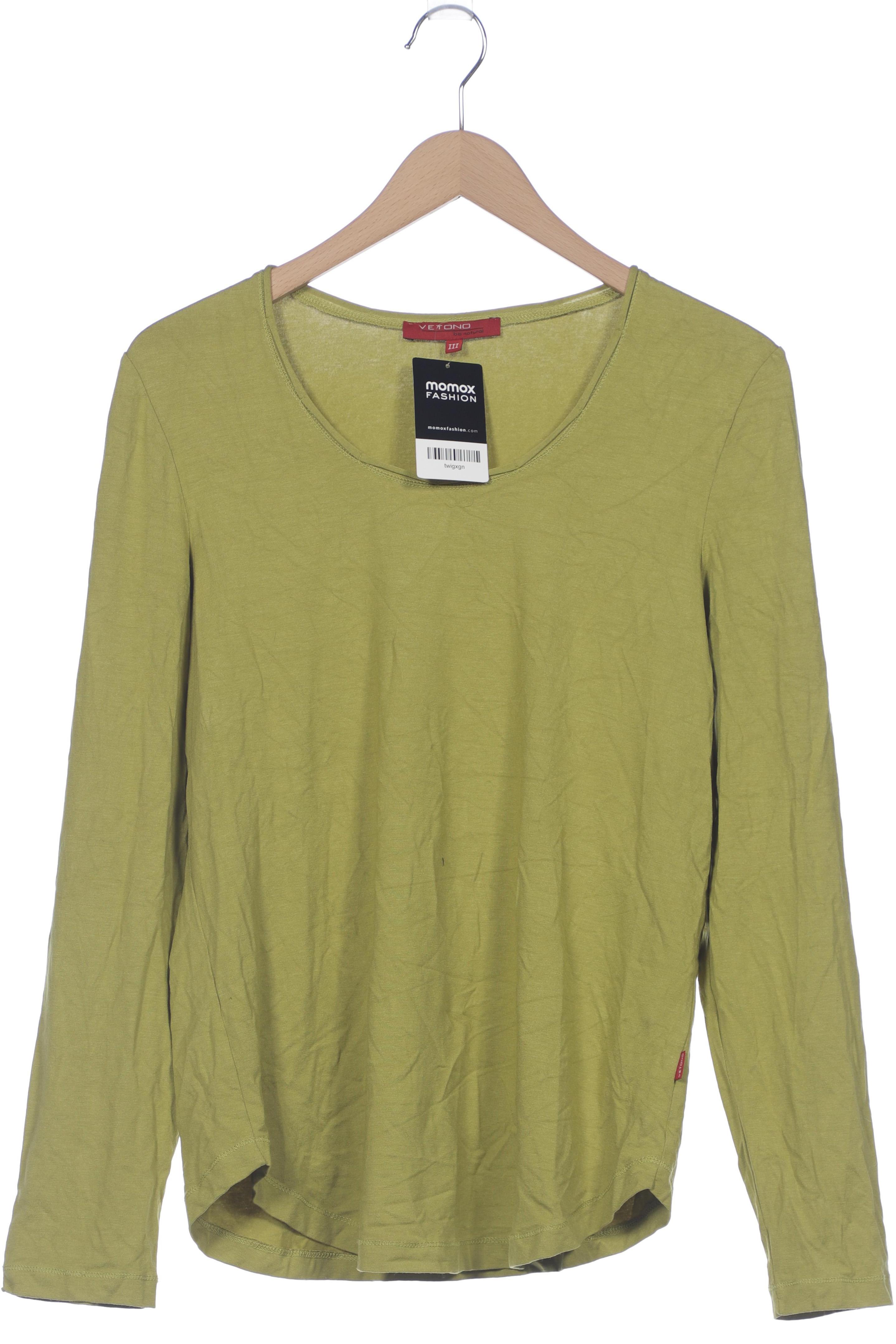 

Vetono Damen Langarmshirt, grün, Gr. 12