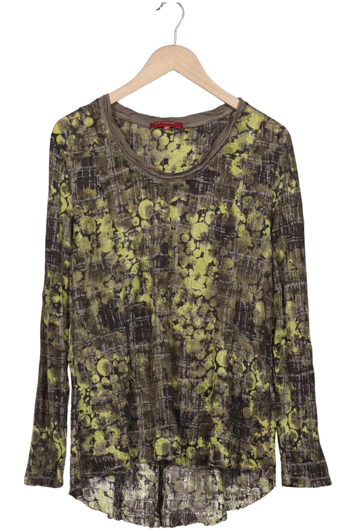 

Vetono Damen Langarmshirt, grün, Gr. 12