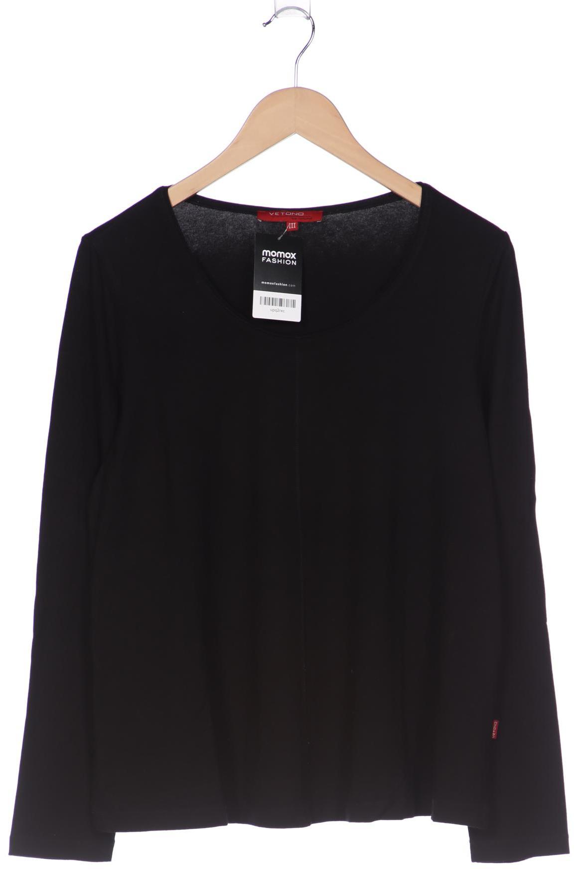

Vetono Damen Langarmshirt, schwarz