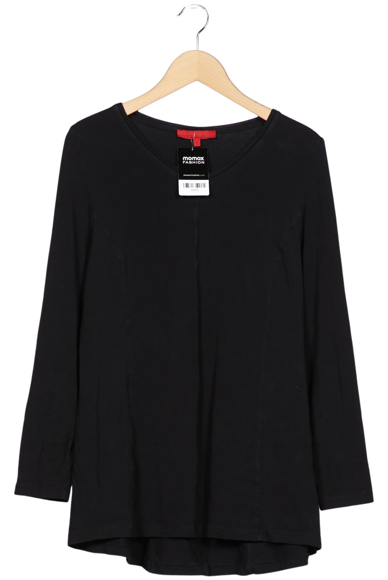 

Vetono Damen Langarmshirt, schwarz, Gr. 8
