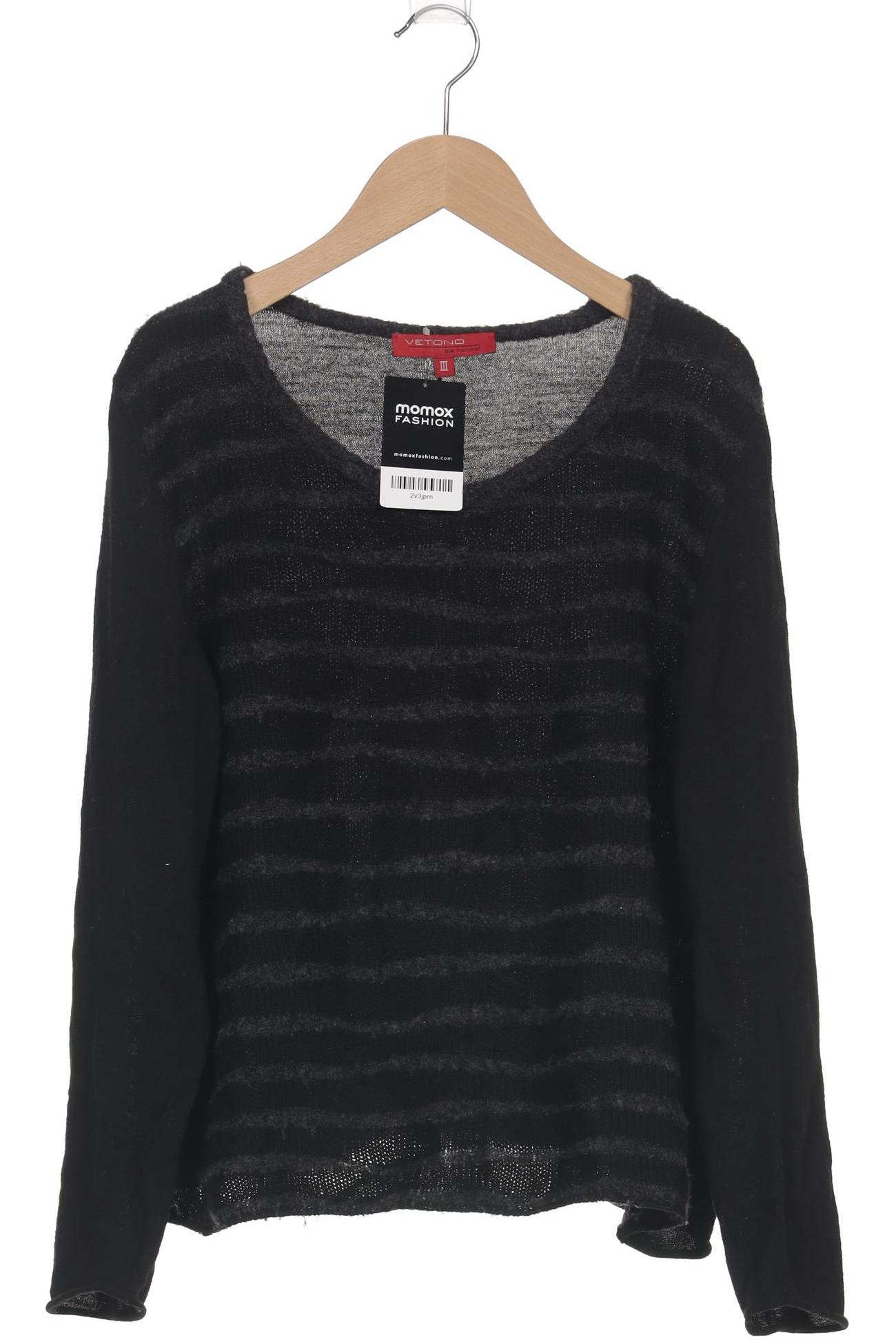 

Vetono Damen Pullover, schwarz, Gr. 12